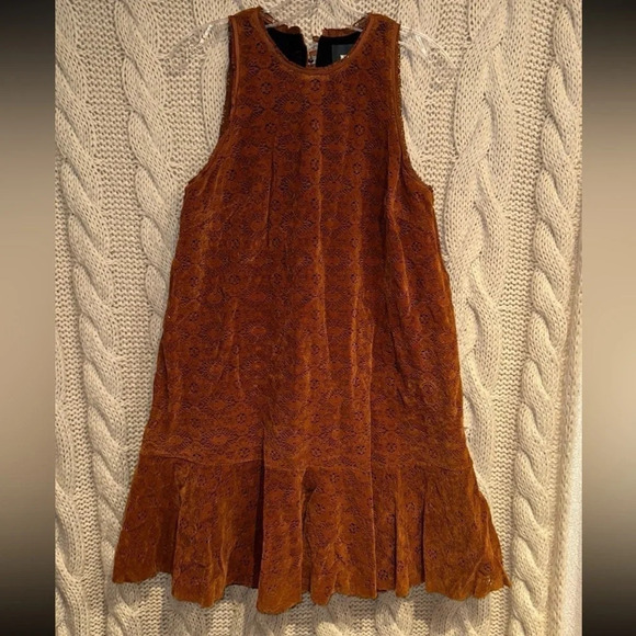 NWT‎ Anthropologie Amis velvet lace dress by Maeve - Picture 2 of 8